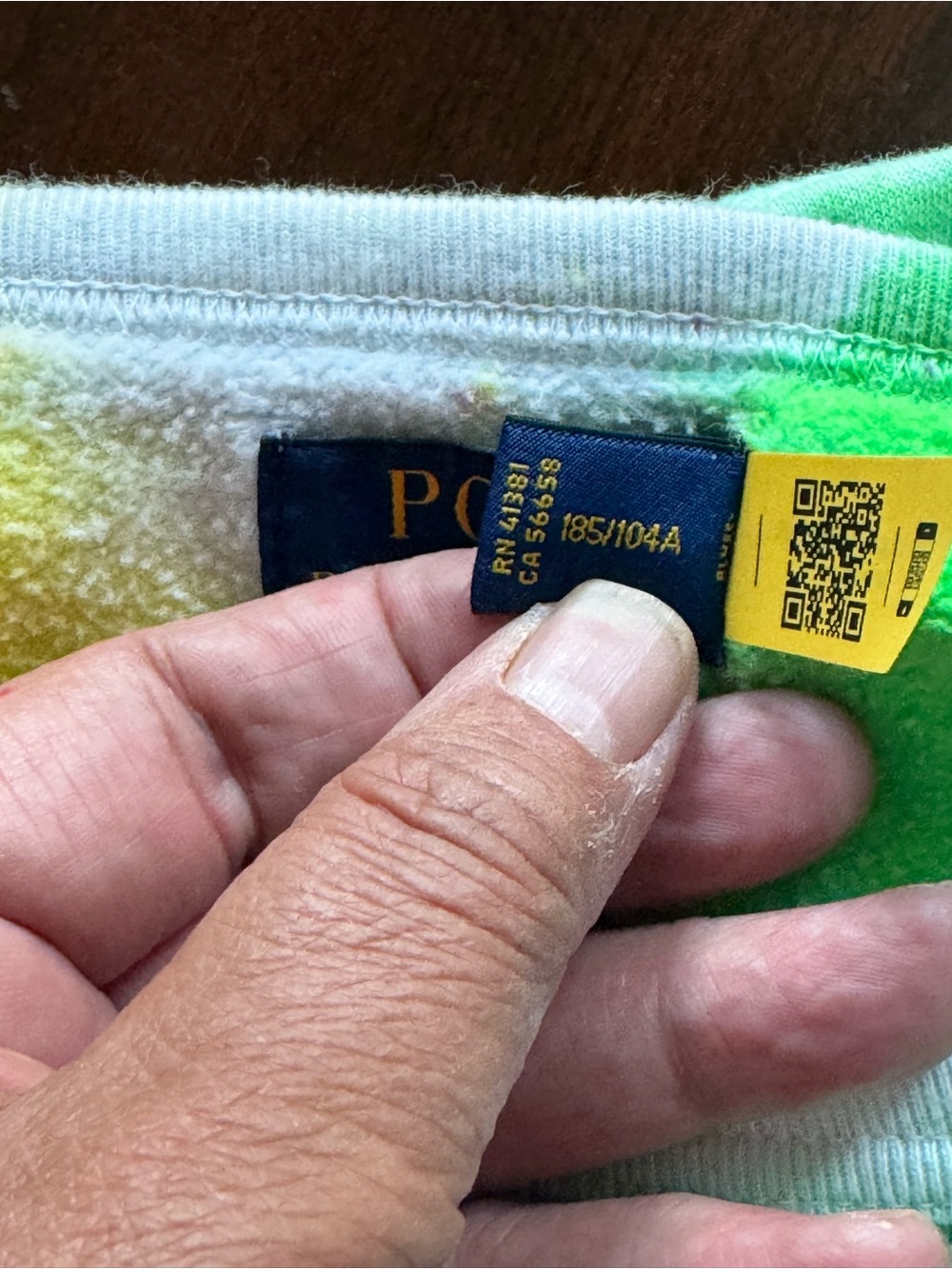 Polo by Ralph Lauren Multicolor Tie-Dye Crewneck Sweater - Picture 4 of 7